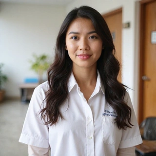 Portrait of Citra Dewi, a pediatric and family nutritionist at NutriLife Indonesia, with a gentle and caring expression.